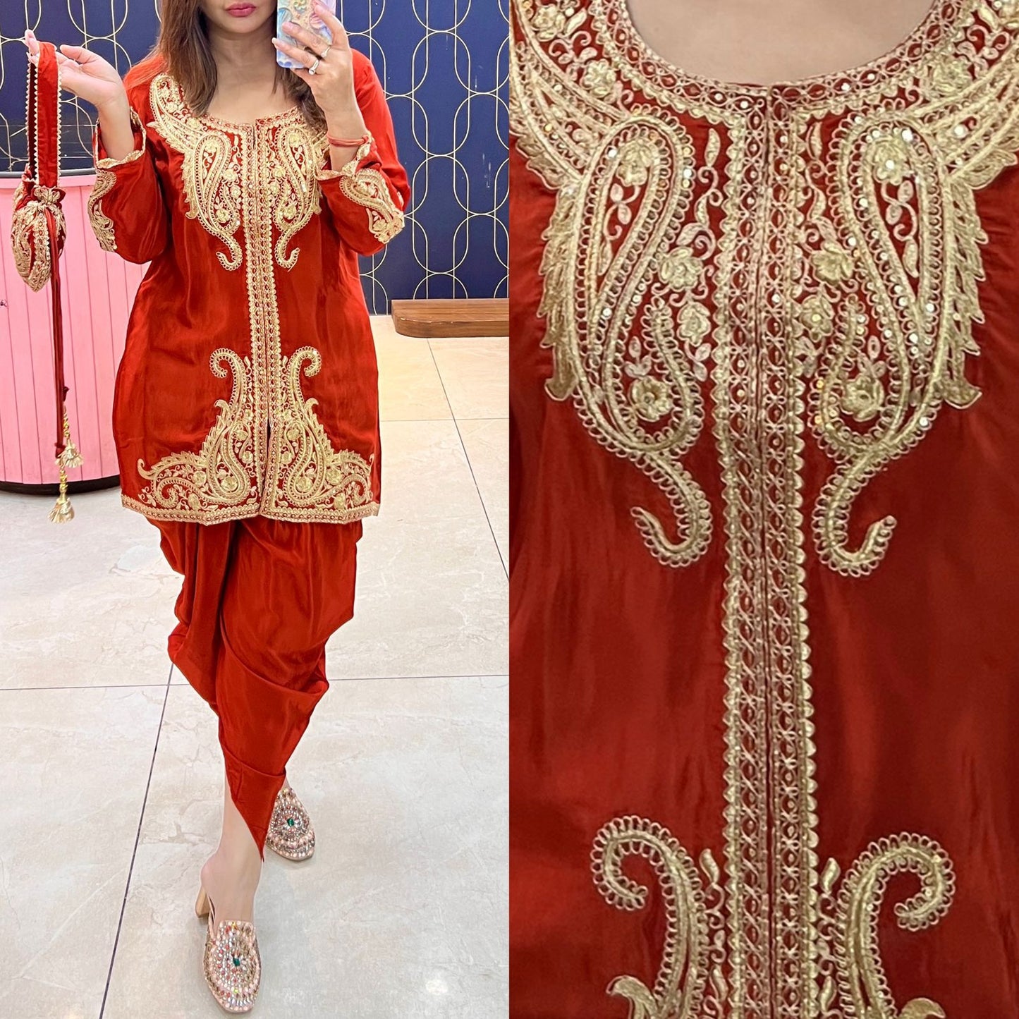 Designer wedding Sherwani Co-set 1298