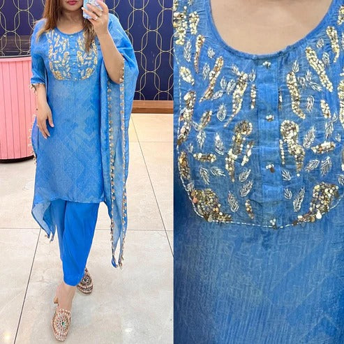 2 PIECES KAFTAN WITH PANT SET 1319