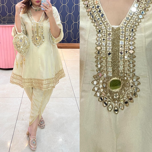 Beautiful 3 pc Coord set with potli set