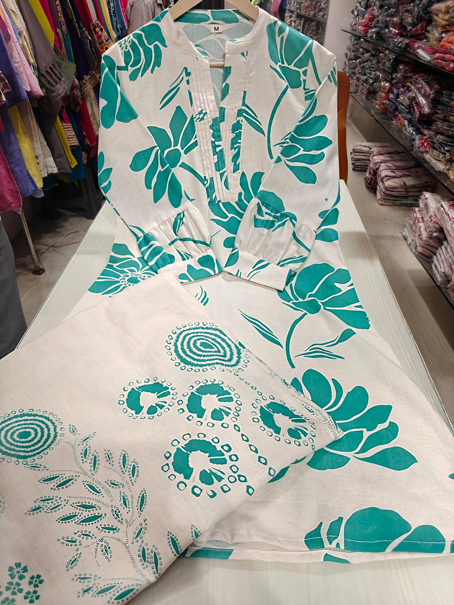 Beautiful Cotton flex coord set -1418