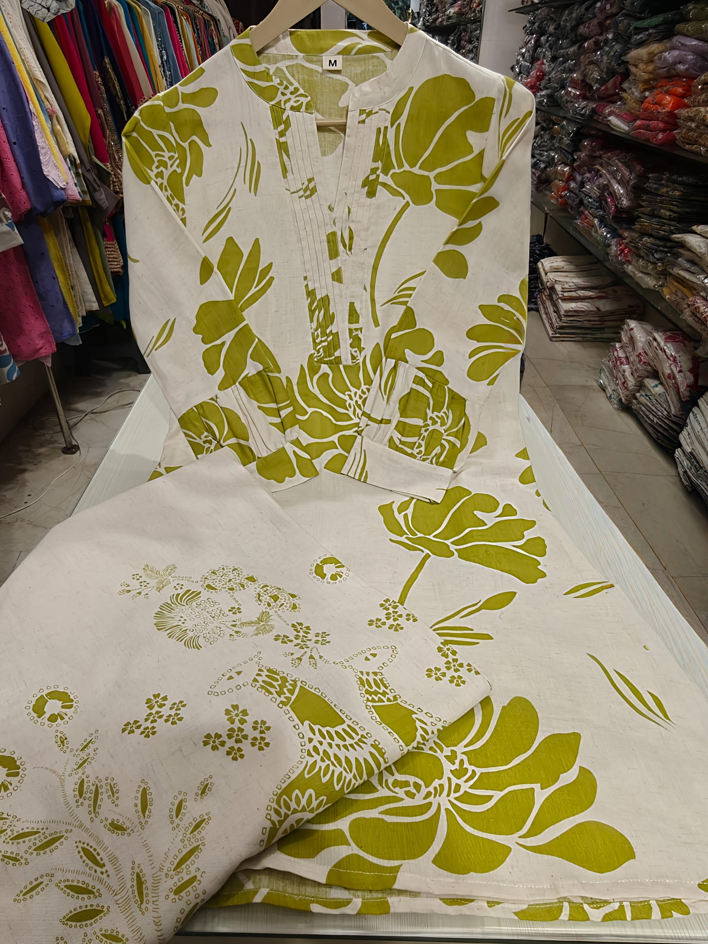 Beautiful Cotton flex coord set -1418