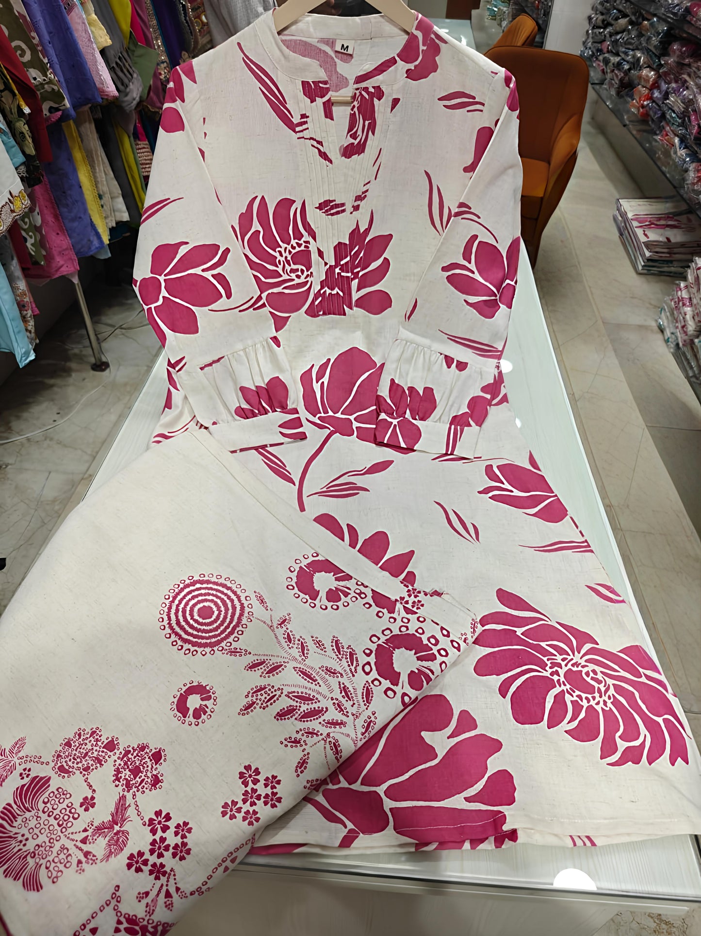 Beautiful Cotton flex coord set -1418