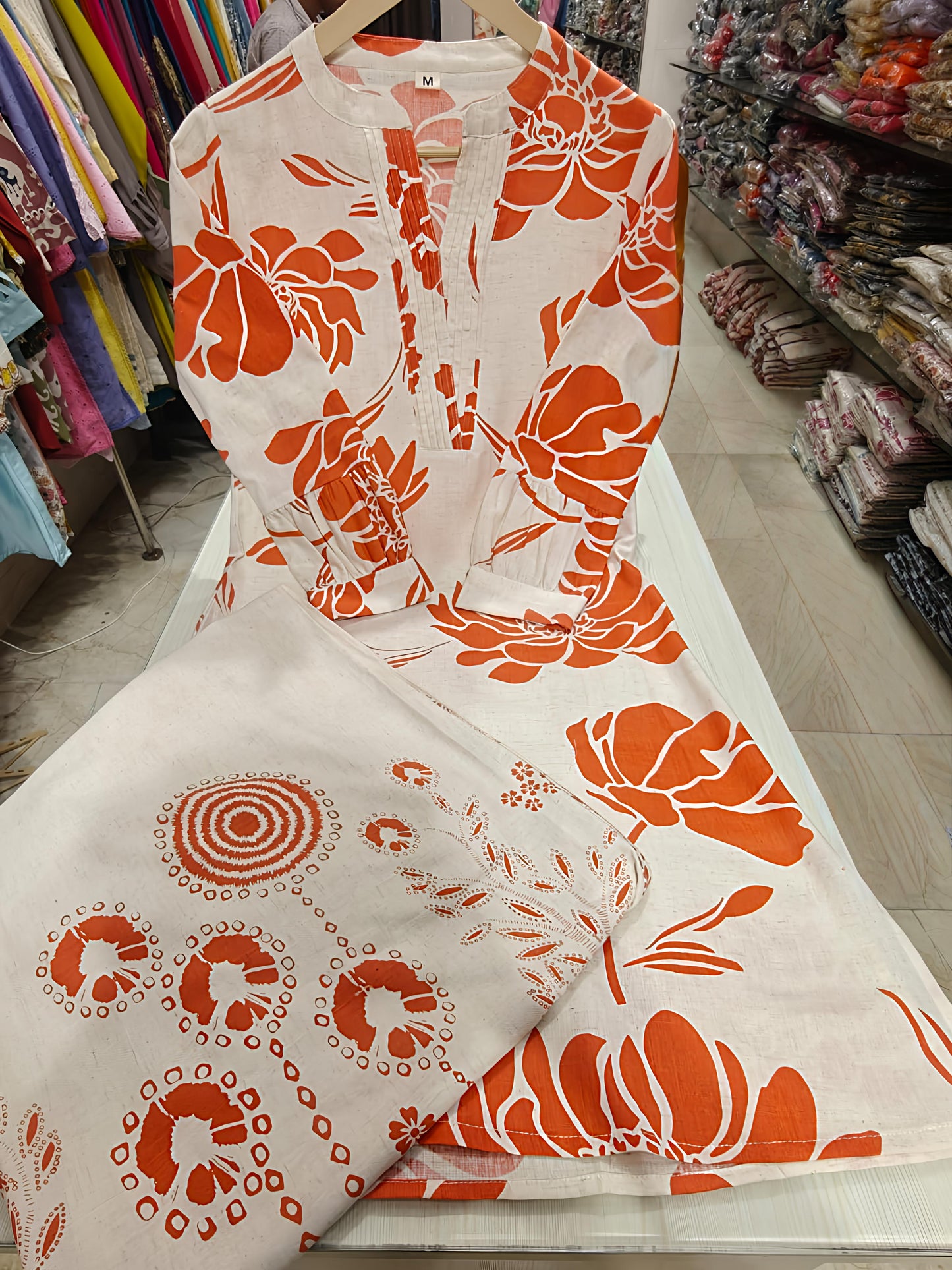 Beautiful Cotton flex coord set -1418