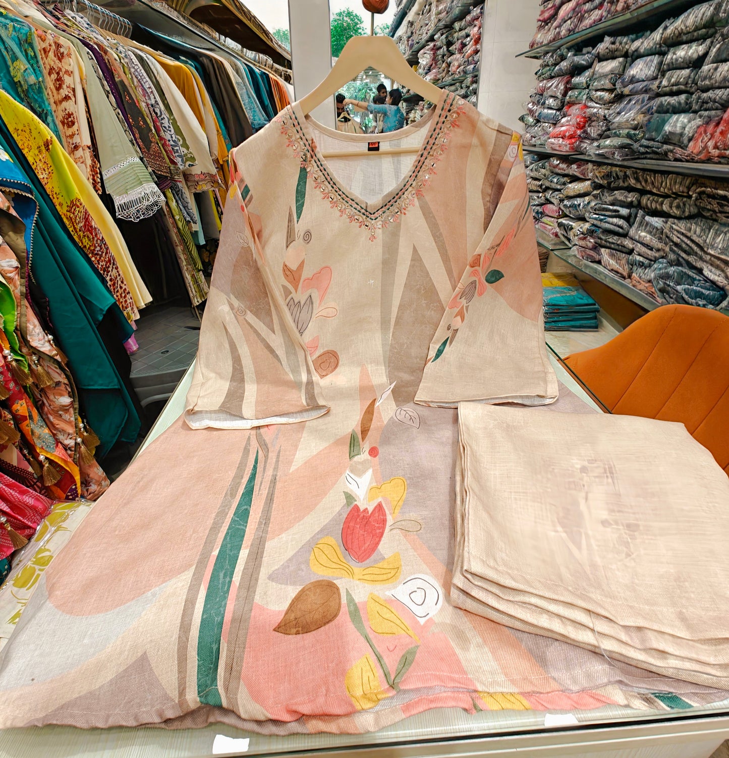 Cotton flex coord set -1419