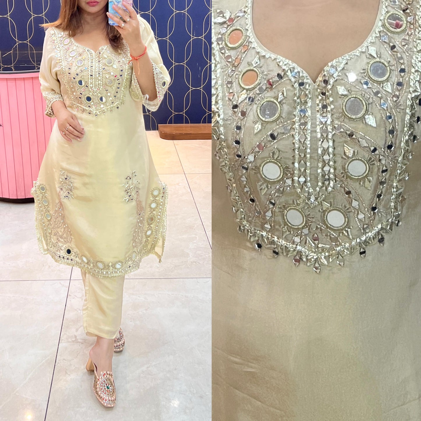 Tissue Shimmer Choga Set 1195