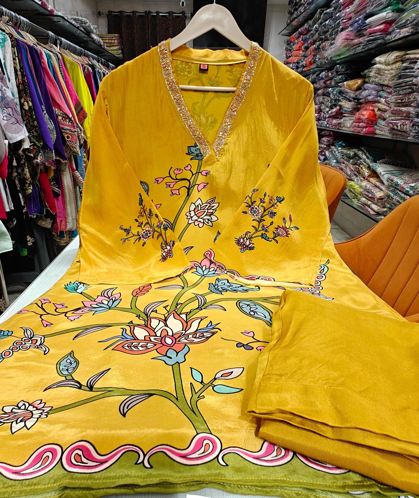 Pure Natural Crape Fabric Article 1406