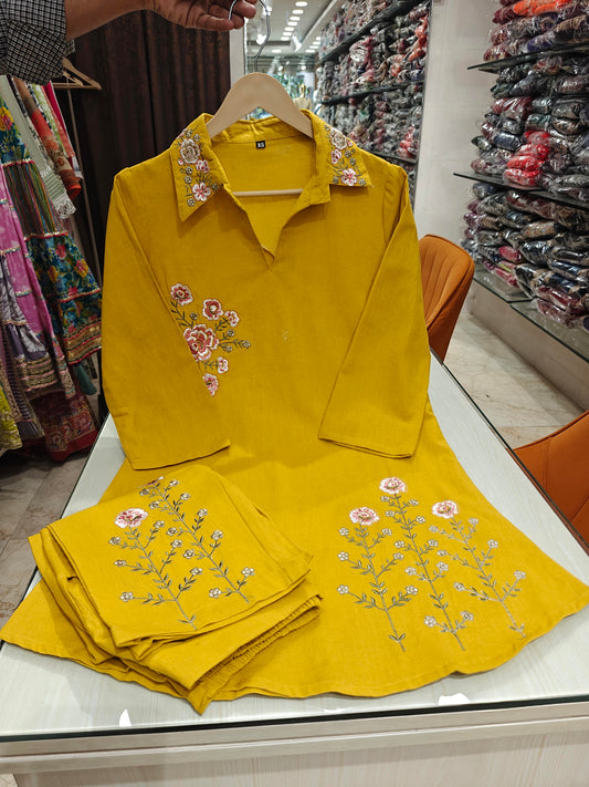 Cotton flex coord set - 1424