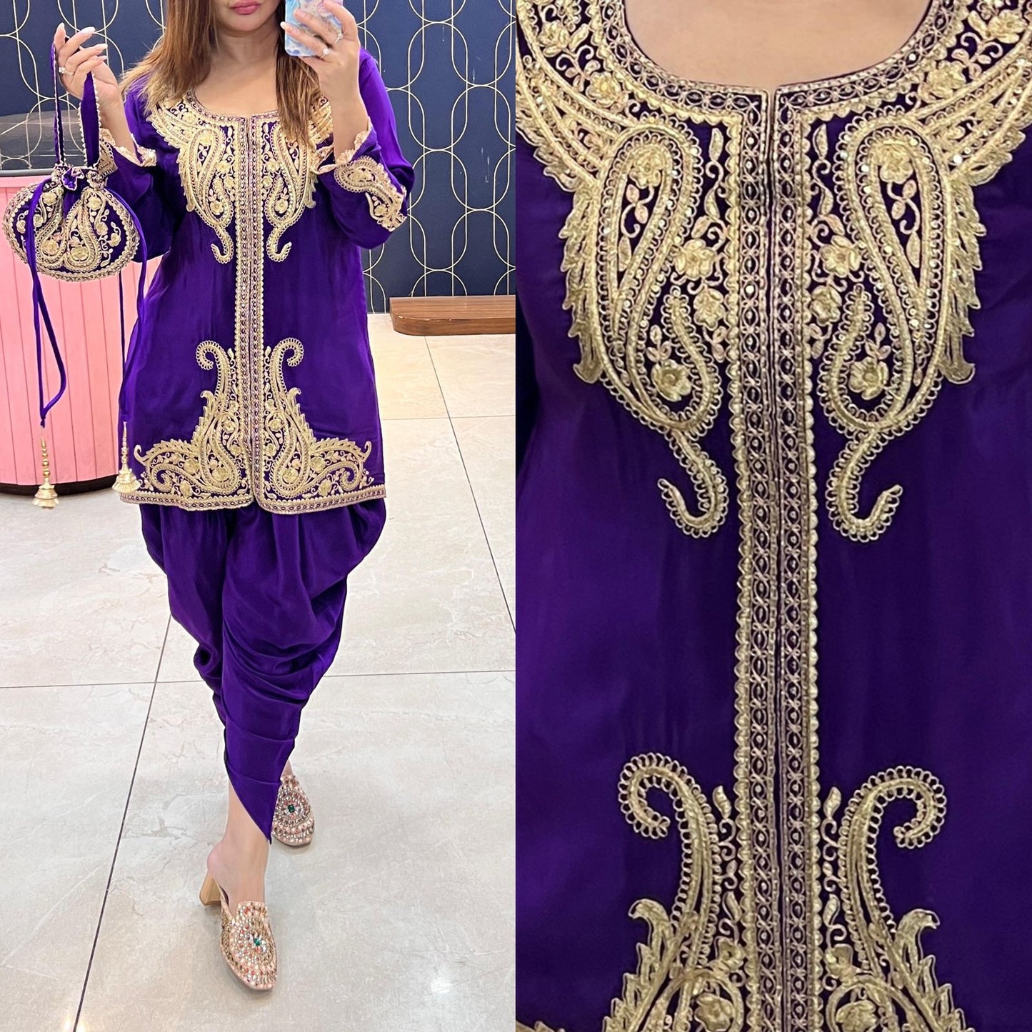 Designer wedding Sherwani Co-set 1298