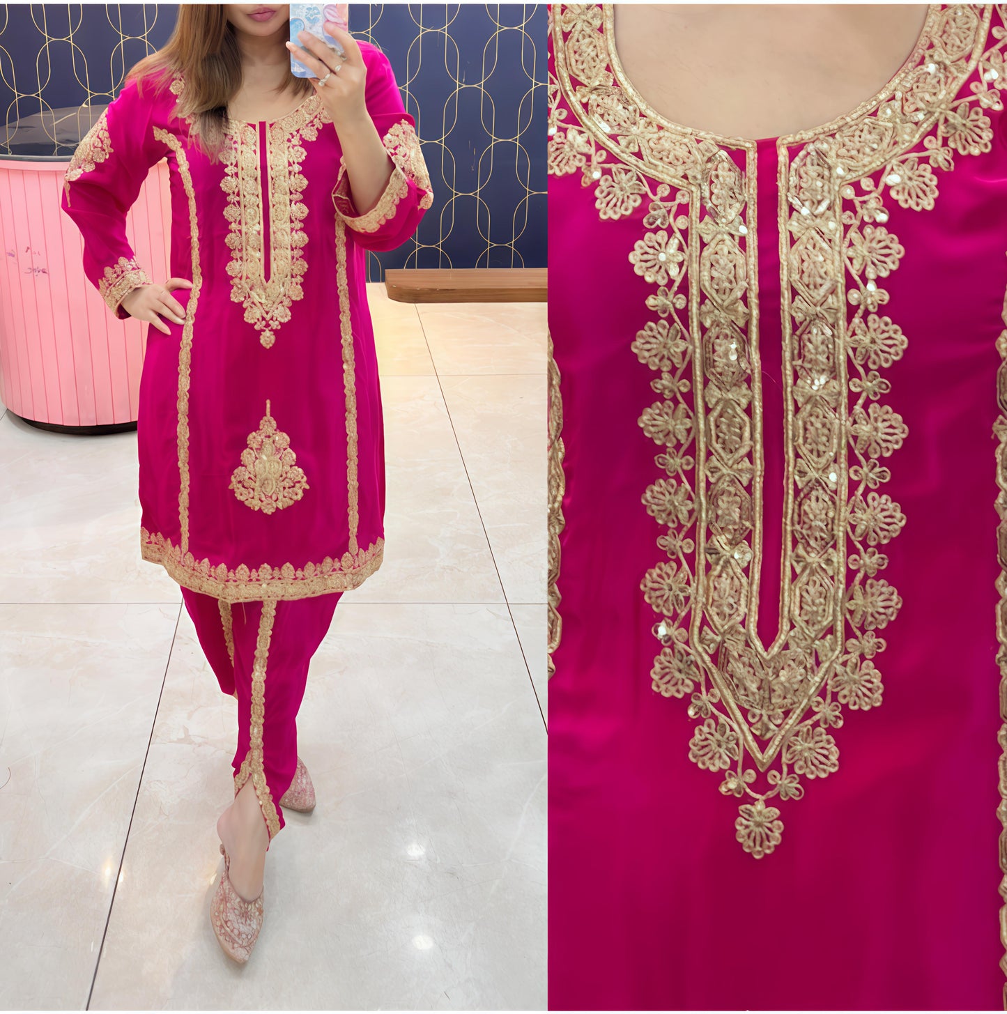 Cord Set With Dhoti and tulip pants