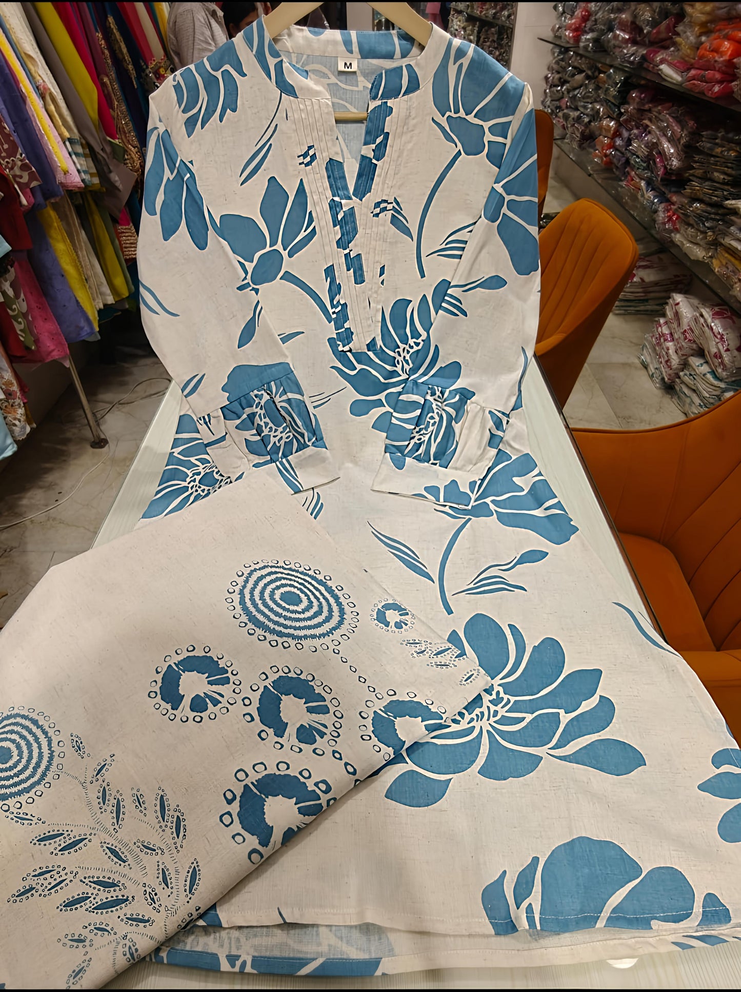 Beautiful Cotton flex coord set -1418