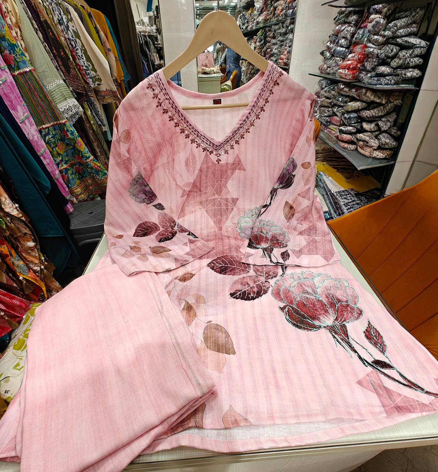 Cotton flex coord set - 1420