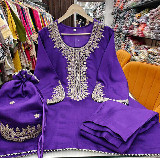 Coord - set with potli and pants